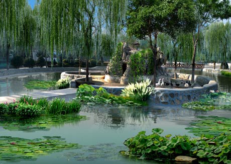 園林景觀設計中水景的設計及施工要點-成都青望園林景觀設計公司