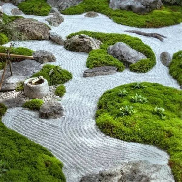 別墅私家花園設計單價費用多少錢一平方米_日式風別墅花園設計-成都青望私家花園設計